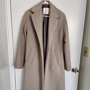 Mango wool oversized coat
